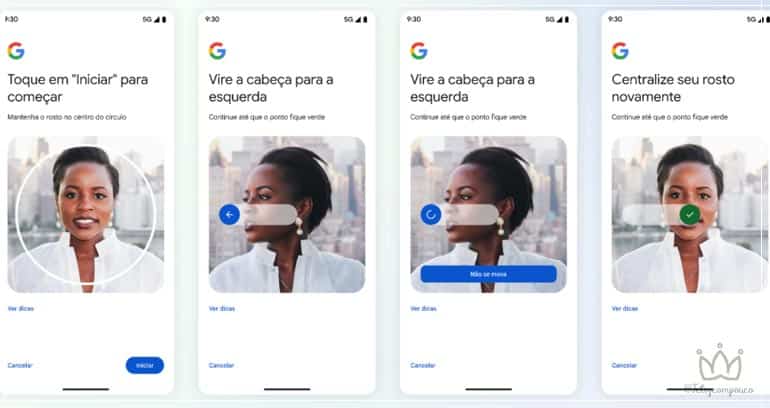 Google lança "vídeo selfie" como um novo método para simplificar a recuperação de contas no Brasil