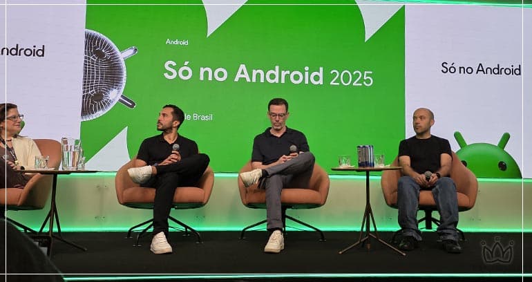 SÓ NO ANDROID