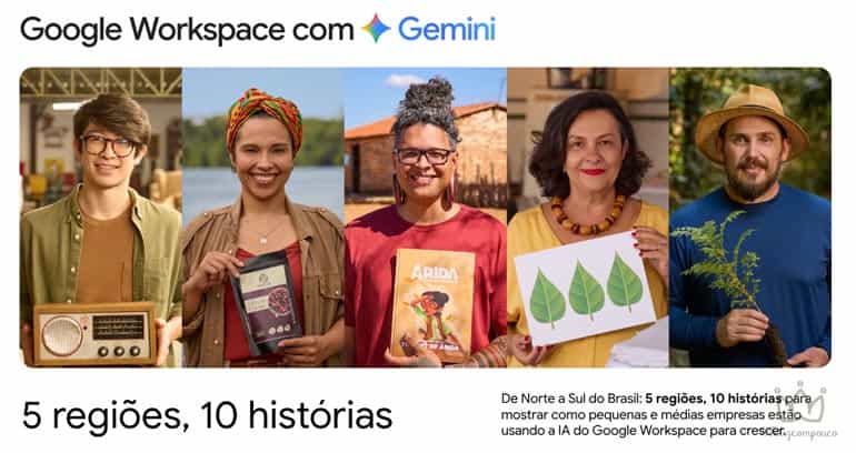 Google Workspace celebra o dia Nacional da Micro e Pequena Empresa com histórias de negócios em todo o Brasil que usam IA para crescer e inovar