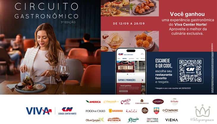 3ª edição do Circuito Gastronômico da Cidade Center Norte