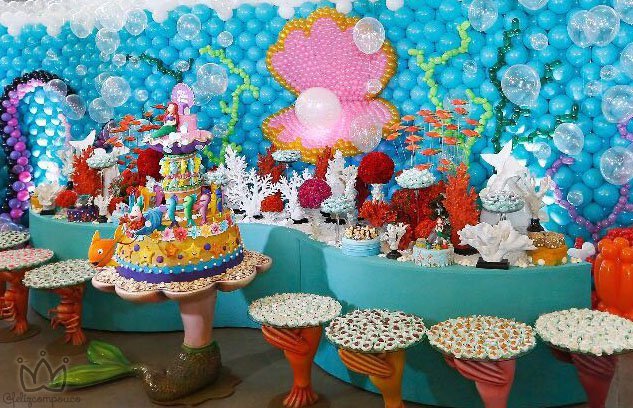 A Pequena Sereia | Festa Infantil