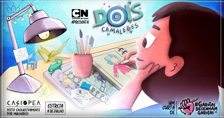 "Garotas Desenham Garotas: Dois Camaleões" Estreia hoje no Cartoon Network