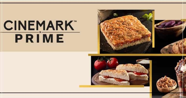 Cinemark Prime apresenta novidades no Menu