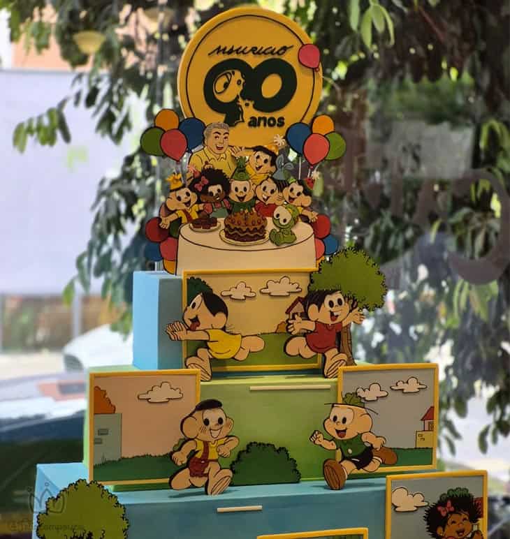 Carlo’s Bakery e iFood apresentam bolo de 90 anos de Mauricio de Sousa em parceria com MSP Estúdios