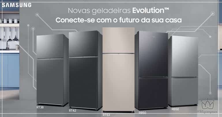 SAMSUNG APRESENTA NOVOS MODELOS DE GELADEIRA EVOLUTION