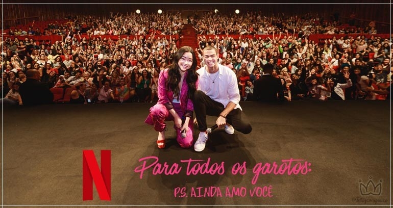 Noah Centineo e Lana Condor no Brasil para divulgar o filme: Para Todos os Garotos: ps: ainda amo você