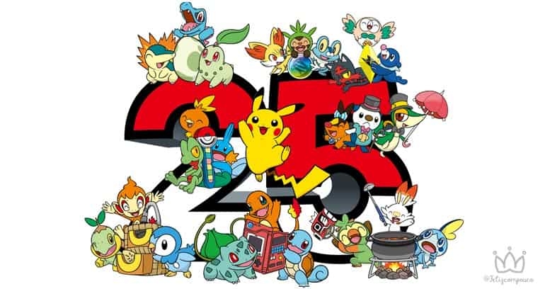 Comemorações 25 anos Pokémon