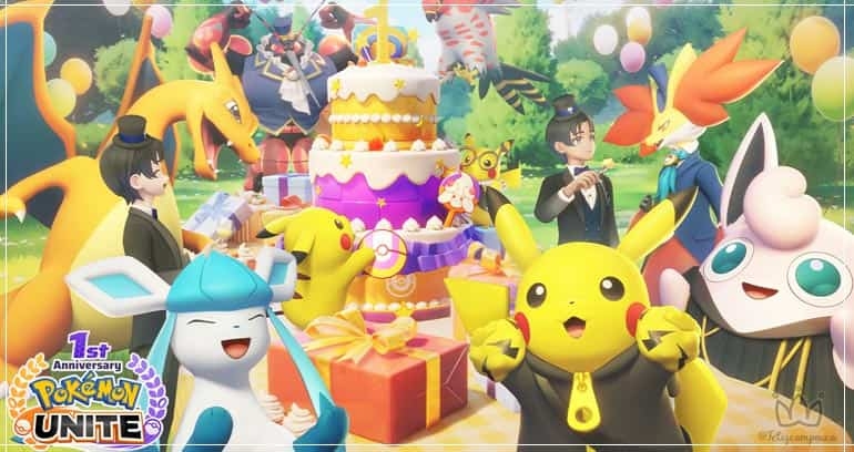 POKÉMON UNITE ESTÁ EM FESTA
