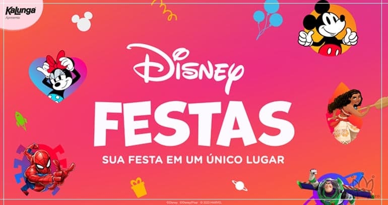 DISNEY BRASIL LANÇA E-COMMERCE DE ARTIGOS PARA FESTAS