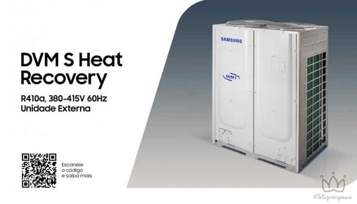 Samsung expande conforto e eficiência com tecnologia Heat Recovery em soluções de climatização