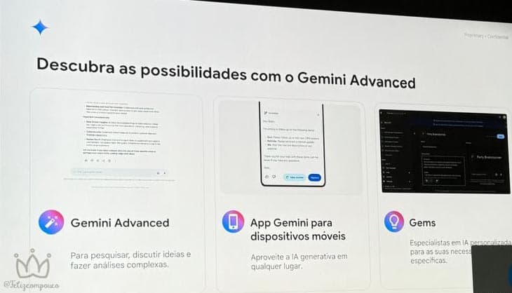 Google Cloud anuncia novas integrações do Gemini em português no Gmail, Docs, Drive e Sheets