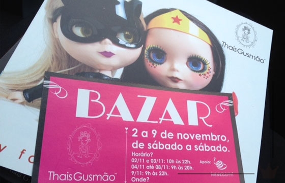 Bazar Especial Thais Gusmão: O Retorno