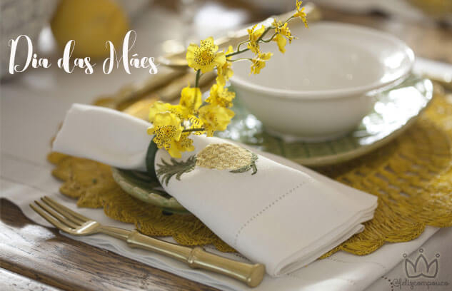 Inspiração de Mesa Posta para o Dia das Mães