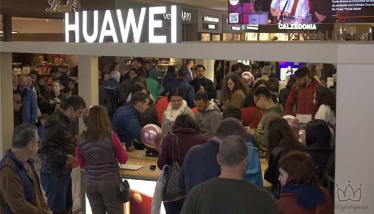Huawei abre sua primeira pop-up store no Brasil